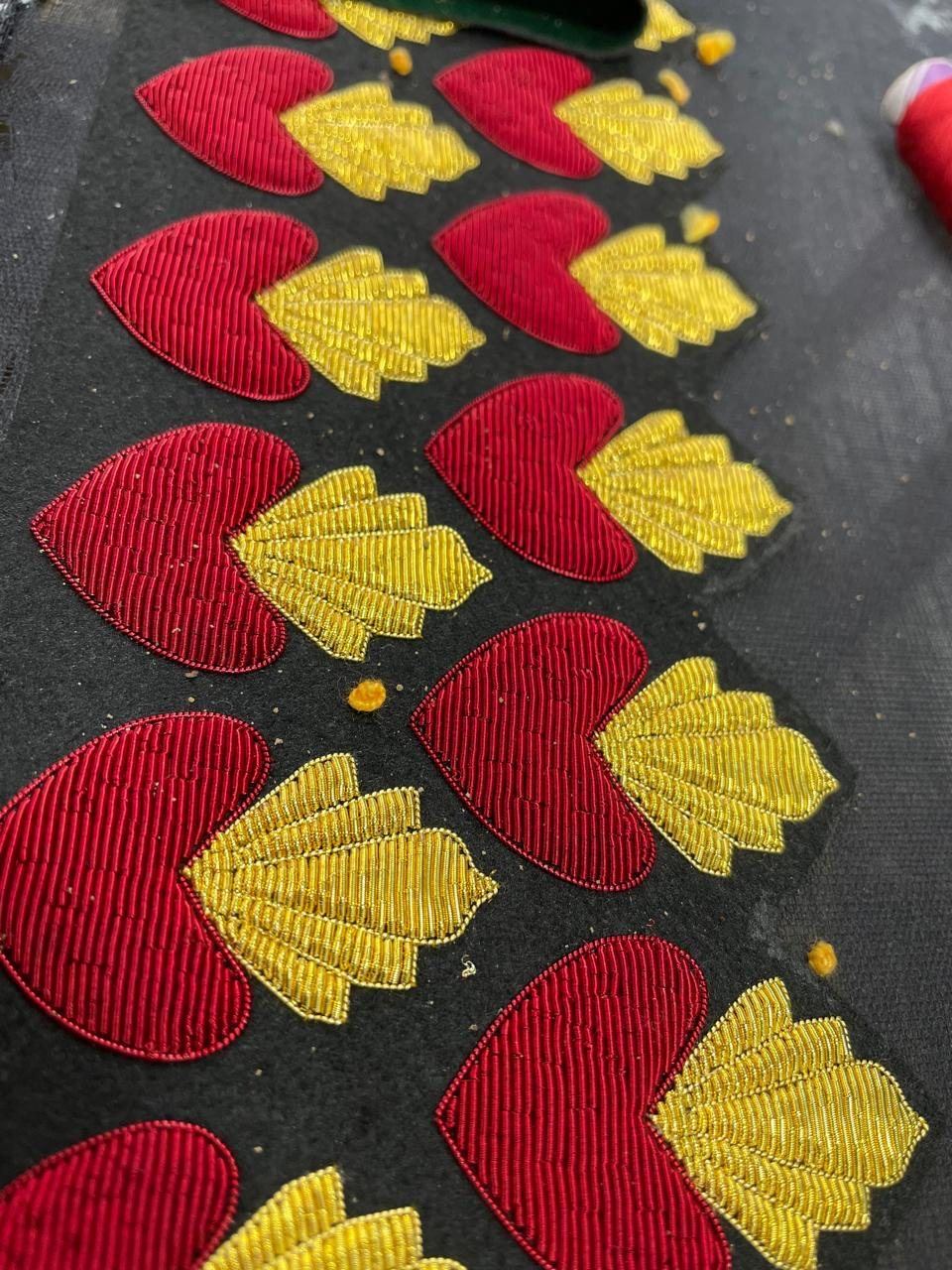 Hand embroidered piece by Titan Badges