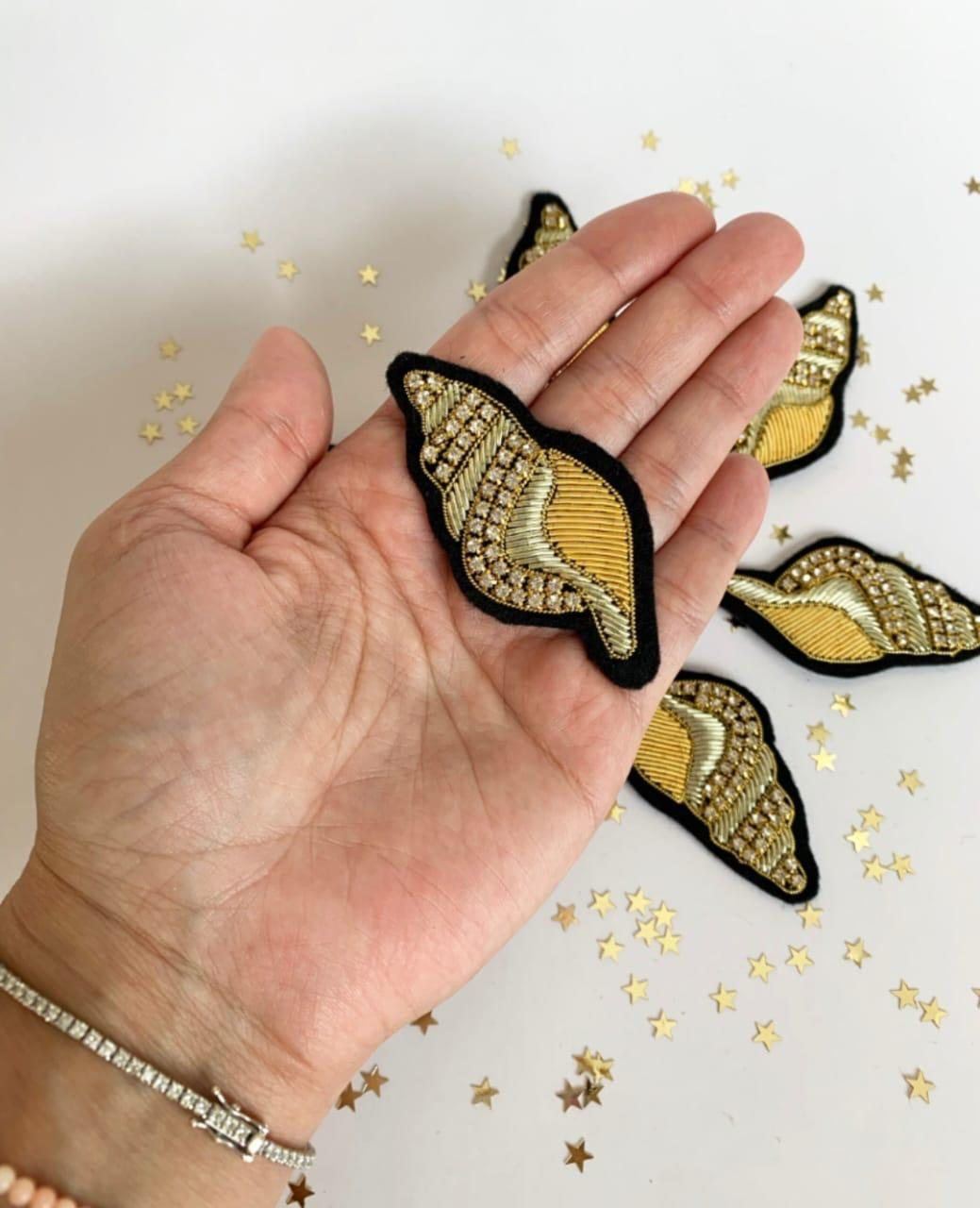 Hand embroidered piece by Titan Badges