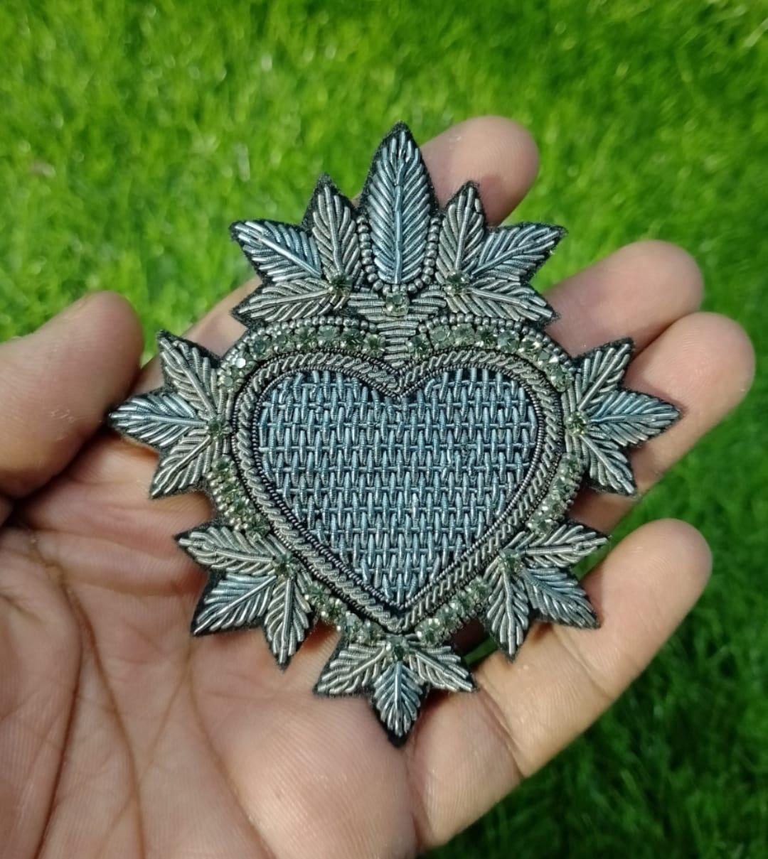 Hand embroidered piece by Titan Badges